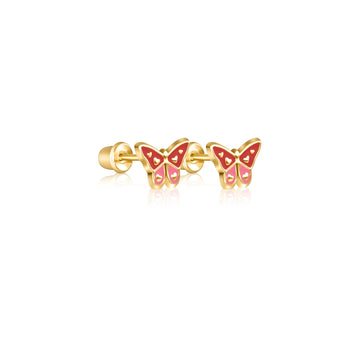 Colorful Butterfly with enamel