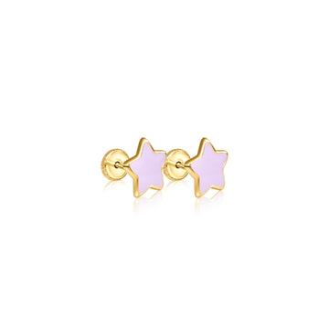 Star with enamel