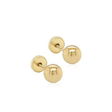 Ball Earrings 4mm