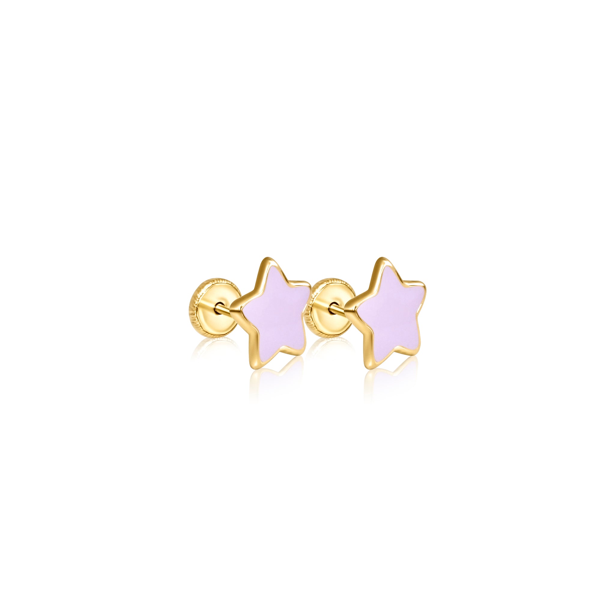 Star with enamel
