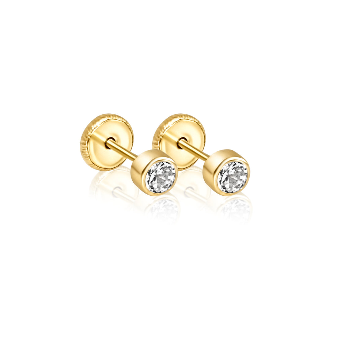 3mm Bezel Round Cubic Zirconia