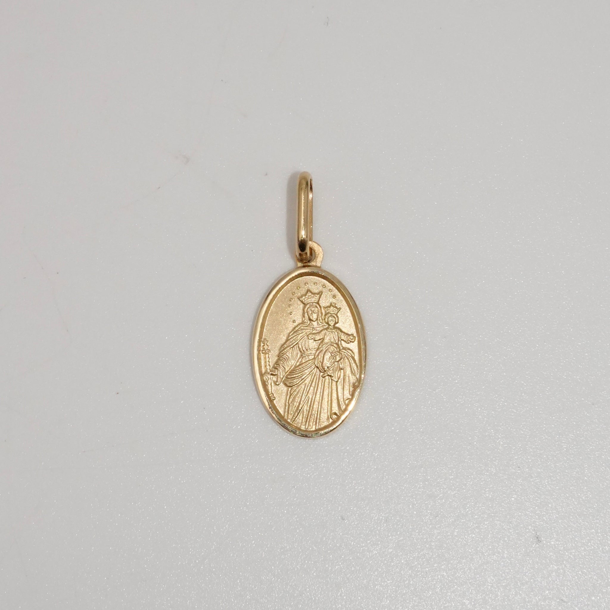 Virgen Maria Auxiliadora (ovalada)